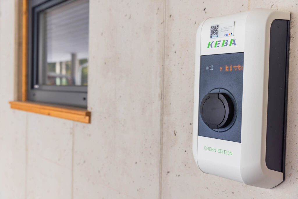 KEBA Green Edition E-Ladestation in Kirchgassers Landhäusl
