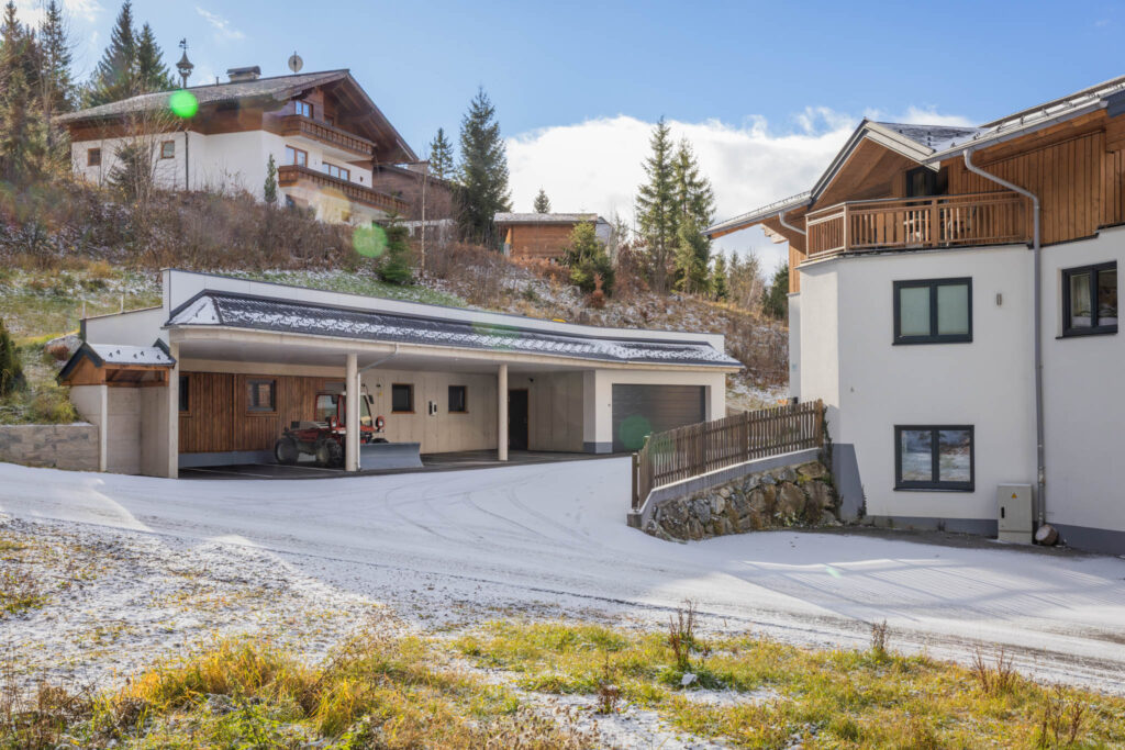 Die neue Garage bei Kirchgassers Landhäusl