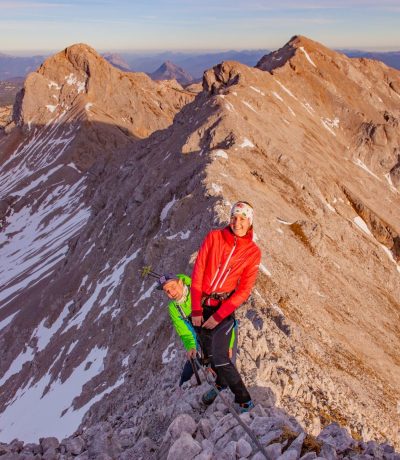 Sonnenuntergang Scheichenspitze und Sonnenaufgang Sinabell am 10.-11.11.2020-43Website_Landhaus_Kirchgasser Wandern_mit_Stefan_und_Marion